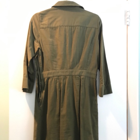 J. Crew Olive Green Dress - Picture 3 of 4